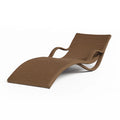 Gartenliege aus Polyrattan Braun 200x70x45 cm