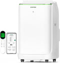 ZAFRO Mobiles Klimagerät, 42 dB, Weiß, Inverter Tragbare Klimaanlage, 14000 BTU (10000 BTU SACC)