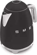 Smeg Wasserkocher klf05, 2400 W, 1,7 l, Mattschwarz, 50' Style KLF03BLMEU