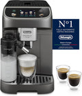De'Longhi Kaffeemaschine, Schwarz, Magnifica Plus ECAM320.70.SB, Automatische mit LatteCrema Hot für Automatischen Cappuccino