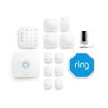 Ring Kamera, Weiß/Blau, Alarm - XL + Innen (Indoor Camera, 2. Gen.) + Sirene im Paket, Alarmanlage für Haus & Wohnung mit WLAN &