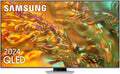Samsung Fernseher, 65 Zoll, Schwarz, Smart TV, QLED 4K TV 2024 65Q80D Smart TV mit verbessertem Bild und, bessere Farbkontrolle mit Full Array