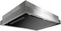 GURARI Dunstabzugshaube, 1000 m, 90 cm, Silber, Deckenhaube GCH C 343 IS 90 BL PRIME Einbau Umluft •