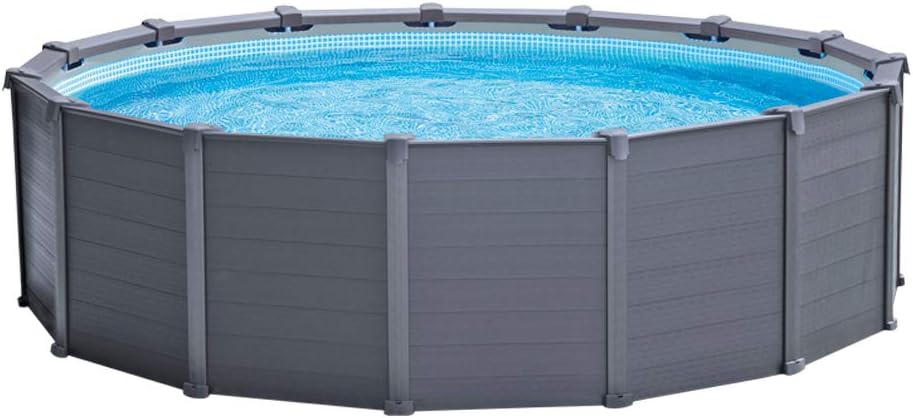 Intex Stahlrahmenpool, Grau