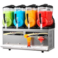 VEVOR Eismaschine, 1650 W, 12 L, Grün/Blau/Orange/Rot, Slush Maschine 4 x, Slusheis Eisbereiter (kein Eis Nötig)