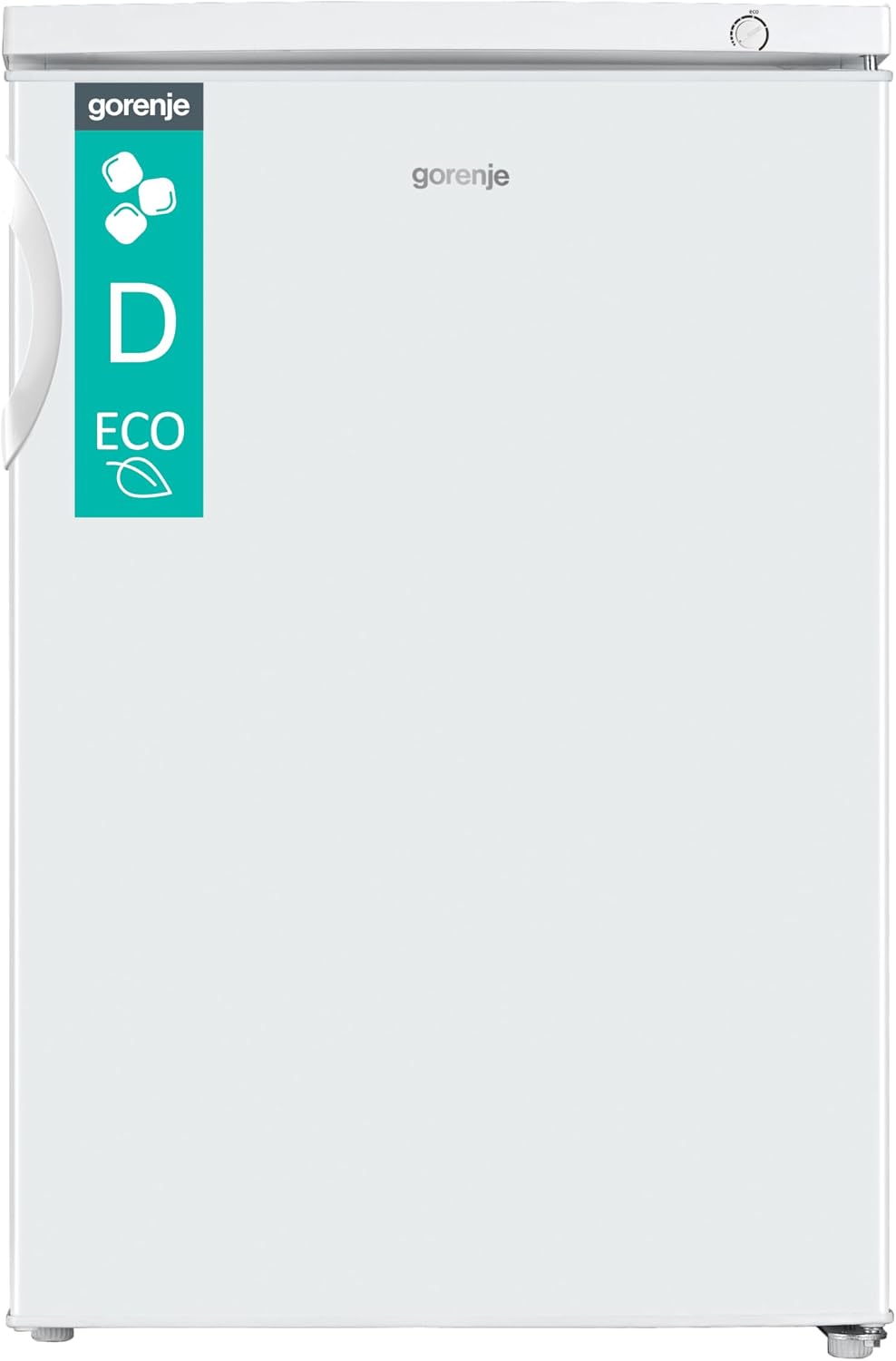 Gorenje Gefrierschrank, 84,5 X 56 X 57,5 cm, 85 Liter, 40 dB, Weiß, F49DPW Tisch /Freistehend/Energieeffezienzklasse D /