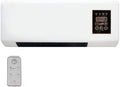 Klimageräte, ABS Kunststoff, Weiß/Schwarz, Tragbarer Wandventilator, leise Mini-Kühleinheit mit Fernbedienung & 8H-Timer