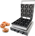 OXOAMP Waffeleisen, 2000 W, 2000 W, 10Cm, Schwarz, Elektrisches Professionelles Bubble Waffle Maker Donut