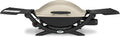 Weber Q 1000 Gasgrill Gasgrill, 54 x 39 cm, Titan, Q2000, Grillfäche, portabler BBQ Grill, 1 Brenner, mit ausklappbaren Seitentischen