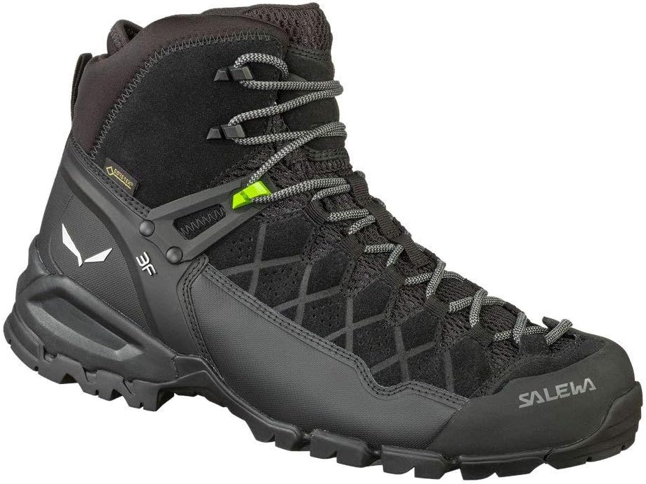 Salewa Wanderschuhe, Weiß, Alp Trainer Mid Gore-Tex Herrenwanderstiefel