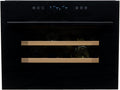 Soprana Weinkühlschrank, 45.3 x 59.2 x 56.3 cm, Schwarz, Weinklimaanlage Einbau - - 24 Flaschen - - Weinschrank