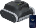 BWT Poolroboter, Schwarz, (2026 Upgrade) ES Nano Boden und Wand, Wasserlinienreinigung, Leichter Poolsauger mit Akku