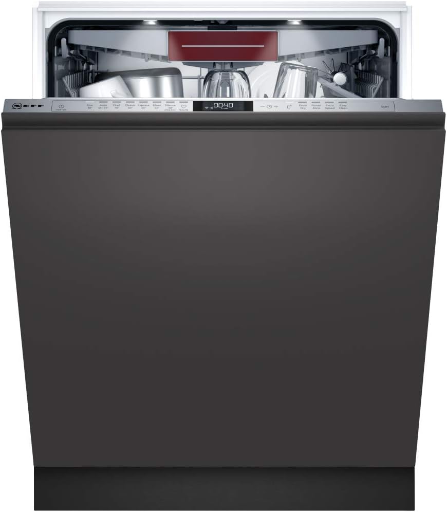 NEFF Geschirrspüler, 60 cm, Silber, S157ECX21E, N 70, Smarter Vollintegriert, Besteckschublade, Made in Germany