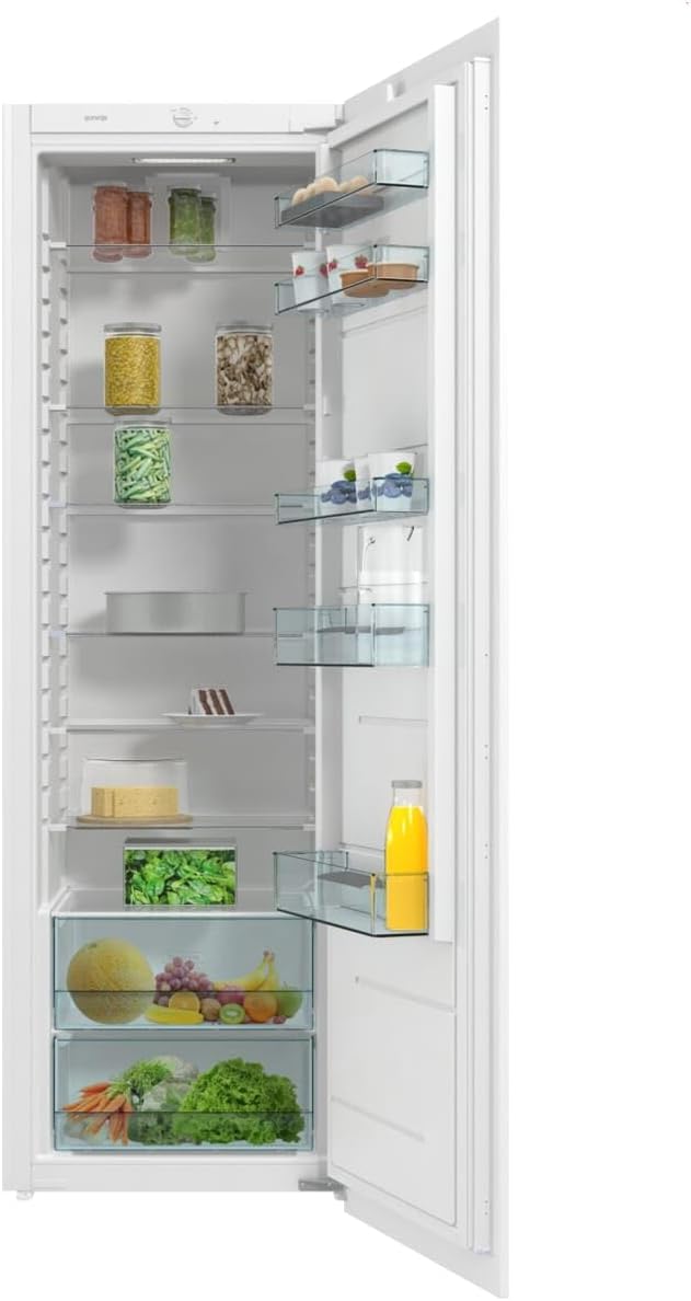 Gorenje Kühlschrank, 37 dB. Anzahl der Einlegeböden des Kühlschranks: 7, 301 l, Weiß
