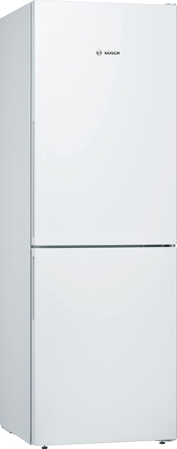 Bosch Kühl-Gefrierkombination, 176 cm, 286 L, 60 cm, Weiß, KGV33VWEAS - Réfrigérateur congélateur bas - (192+94)