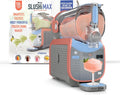 SLUSH Maschine für Zuhause Commercial Frozen Drink Machines, Blau/Orange/Grau