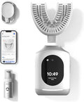 Feno Ultraschall, Schwarz, Smartbrush Elektrische Zahnbürste für Erwachsene, KI-betriebene oszillierende Zahnbürste mit App