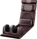Sofa Ganzkörper, Schwarz, Massagematte mit Vibrationsfunktion, Verstellbare Multifunktions-Massagematte für Rücken