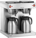 Bartscher Kaffeemaschine, Silber, Doppel / Kaffeestation Edelstahl