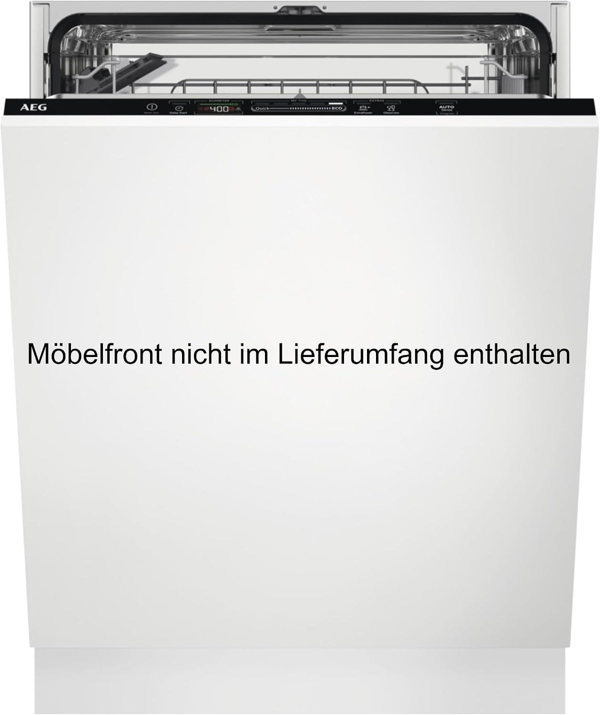 AEG Geschirrspüler, 60 cm, Weiß/Schwarz, FSE53617Z Vollintegrierter- /Serie 6000 mit SatelliteClean