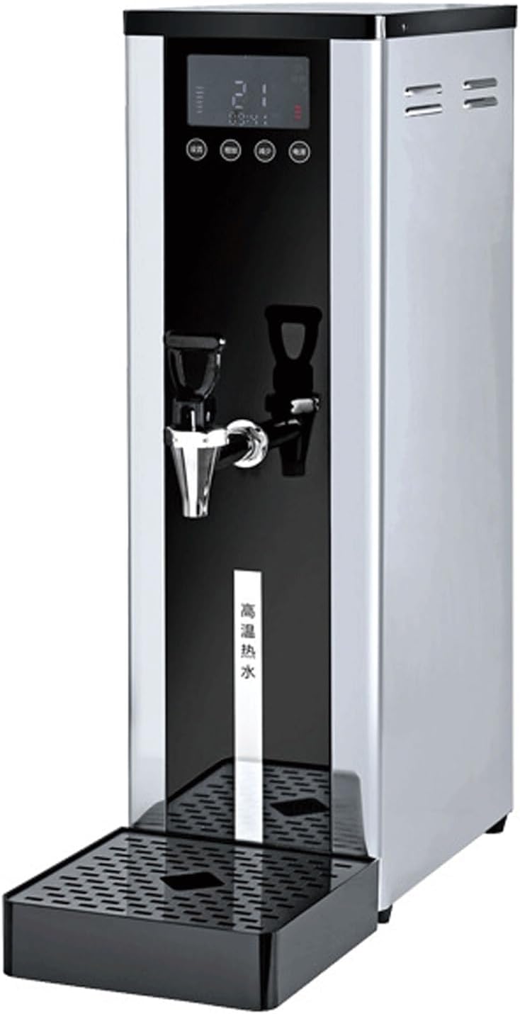 JBKNAN Heißwasserspender, 10 L, Silber, freistehend Netzgespeister Kommerzieller, vollautomatischer Wasserkocher Für Hotels