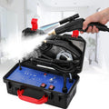 Moongiantgo Dampfreiniger, 1700 W, 220 V, Schwarz, für Alles Hochdruck Multifunktionaler Hand Steam Cleaner, Tanklose