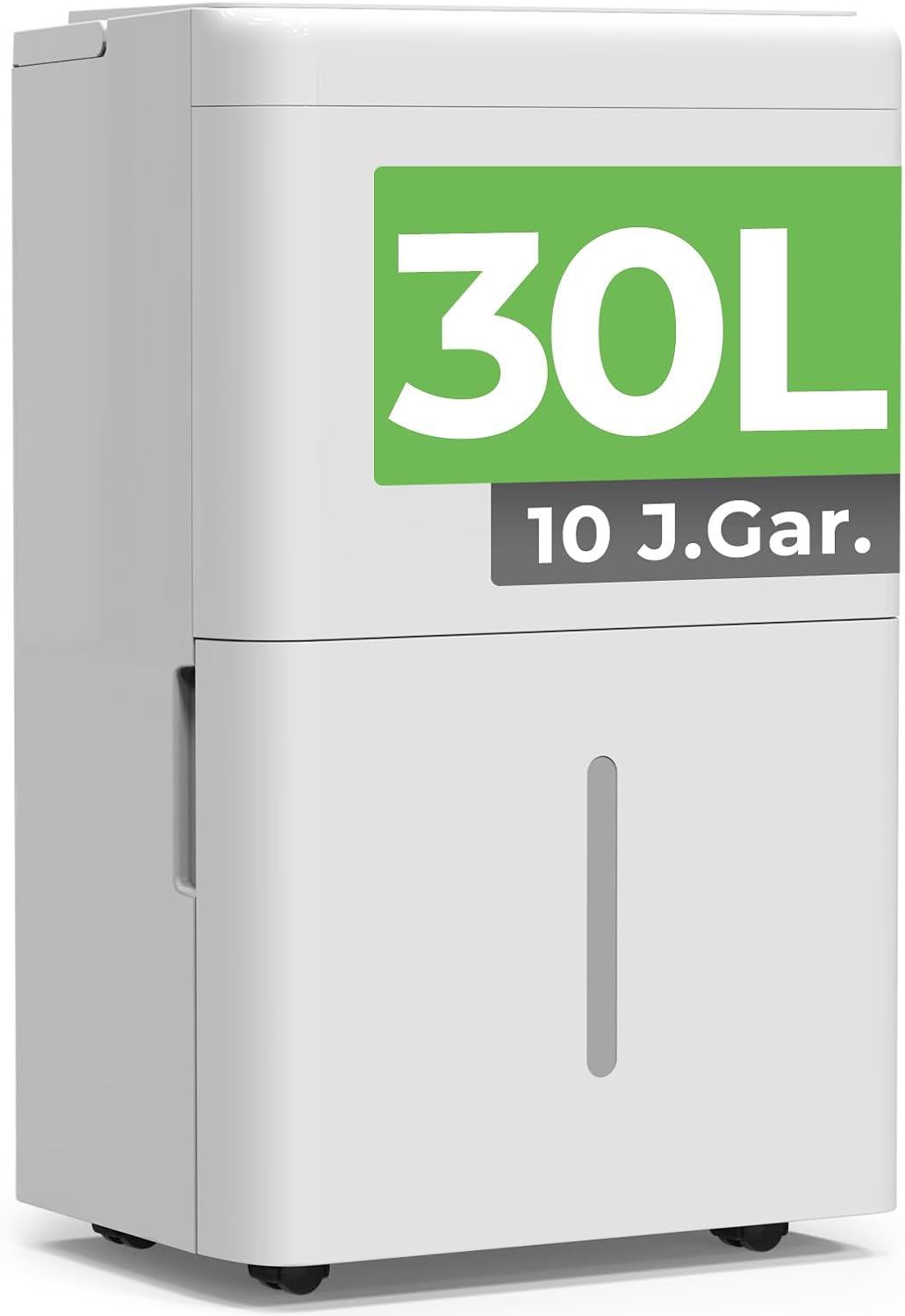 WoleixKlima Luftentfeuchter, 245 m, 40 dB, 30 L, 90 m, Weiß, Entfeuchter elektrisch, Keller für Räume bis zu ³/ ²