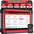 LAUNCH OBD-II Diagnosewerkzeuge, Schwarz/Rot, X431 CRP919E BT obd2 diagnosegerät für alle Fahrzeuge, 45+ Reset-Services