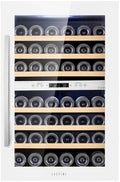 LV42 W Weinkühlschrank, 41 dB, Weiß, er Einbau- - Weinklimaschrank mit 2 Zonen, Vollglas-Designtür, 42 Flaschen, einstellbare Zonen von 5-20°C