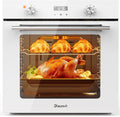 Backofen, 60 L, Schwarz/Silber, mit Stecker, Einbau 9 Funktionen