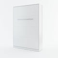 BIM Furniture Bett, 140 x 200 cm, Weiß, Wand Vertical Schrank LENART Concept PRO Wandklapp, Schrankklapp Wand, Schrank mit integriertem Klapp
