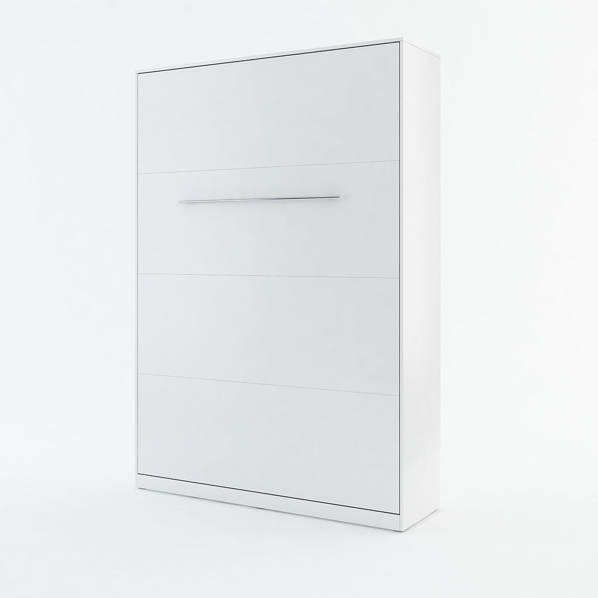 BIM Furniture Bett, 140 x 200 cm, Weiß, Wand Vertical Schrank LENART Concept PRO Wandklapp, Schrankklapp Wand, Schrank mit integriertem Klapp