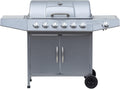 El Fuego Gasgrill, 53 x 127,5 x 97 cm, silber, Dayton 6 Plus 1, AY0460