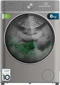 Cecotec Waschtrockner, 5 kg, Weiß, 8- Bolero Wash&Dry 8590 Inverter Steel Max