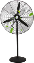 Standventilator, Weiß, mit Oszillation, Hochgeschwindigkeitskühlung für Terrassen, Industrie, Gewerbe, Wohnbereich