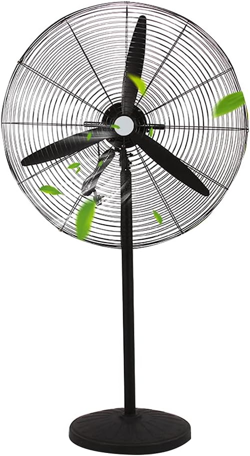 Standventilator, Weiß, mit Oszillation, Hochgeschwindigkeitskühlung für Terrassen, Industrie, Gewerbe, Wohnbereich
