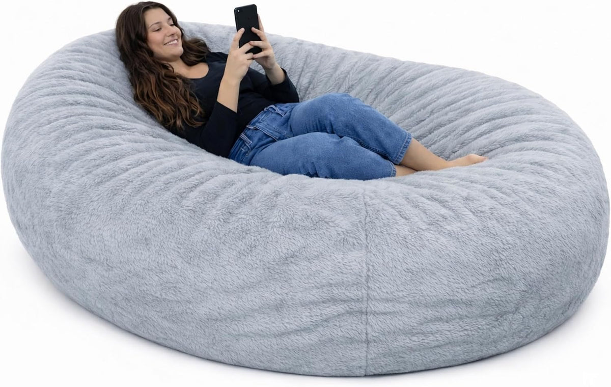 bananair Sofa, 160 x 90 x 60 cm, Mehrfarbig, Sitzsack XXL mit Füllung für Kinder und Erwachsene