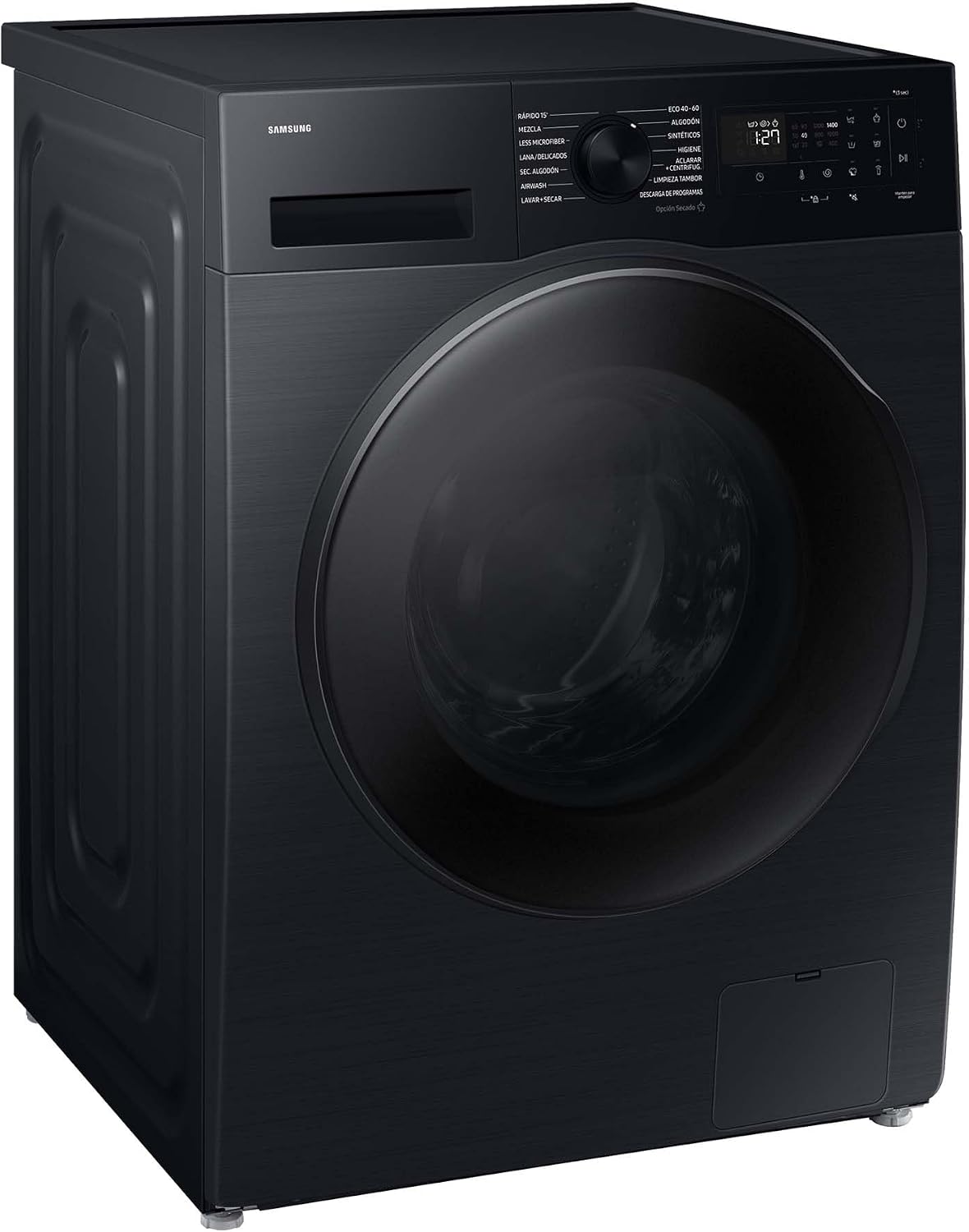Samsung Wäschetrockner, 6 kg, Schwarz, WD90DG5B15BBEG AI Waschtrockner, EEK: D/A (-10%), Waschmaschine und Trockner in einem