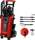 Einhell Hochdruckreiniger, 140 bar, Schwarz, TE-HP 140 (1.900 Watt, max., modulares Quick-Couple-System, inkl. Hochdruckschlauch