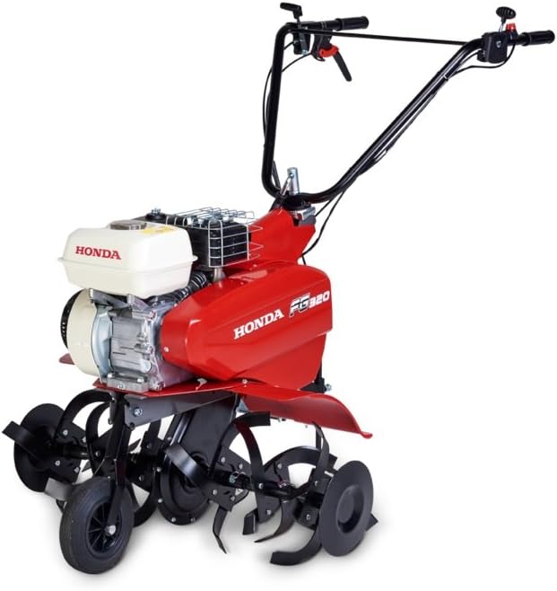 HONDA Motorhacken, 800 mm, Rot/Weiß/Schwarz, MOTOZAPPA FG 320 PER USO HOBBISTICO A SCOPPIO LARGHEZZA, 2 MARCE