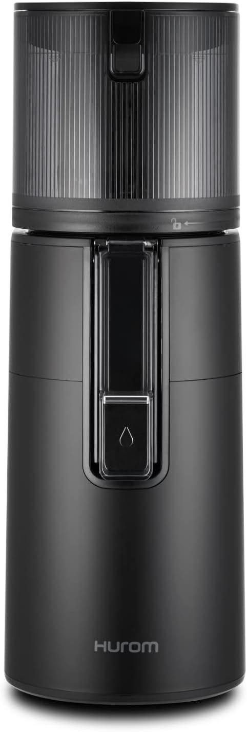 Amazon+Renewed Kitchen & Dining, Mattschwarz, Hurom H400 Easy Clean Slow Juicer, Hands-Free, Hopper Fits Whole Produce