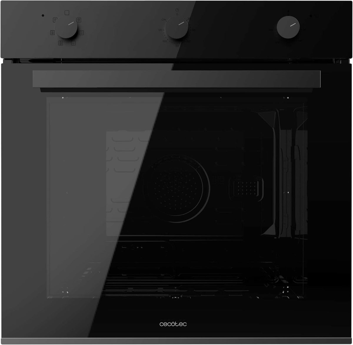 Cecotec Backofen, 70 L, Silber, Einbau Multifunktion Bolero Hexa M236000 Dark Inox Time., Steam Assist, einfache Reinigung mit Dampf