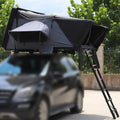 TZIPower Vordächer & Vorzelte, 190x210x110 cm, Grau/Schwarz, Dachzelt Autodachzelt Aluminium Case 2 Größen 5 Personen