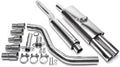 TA Technix Endschalldämpfer, Silber, Edelstahlanlage 2x76 mm VW Polo III