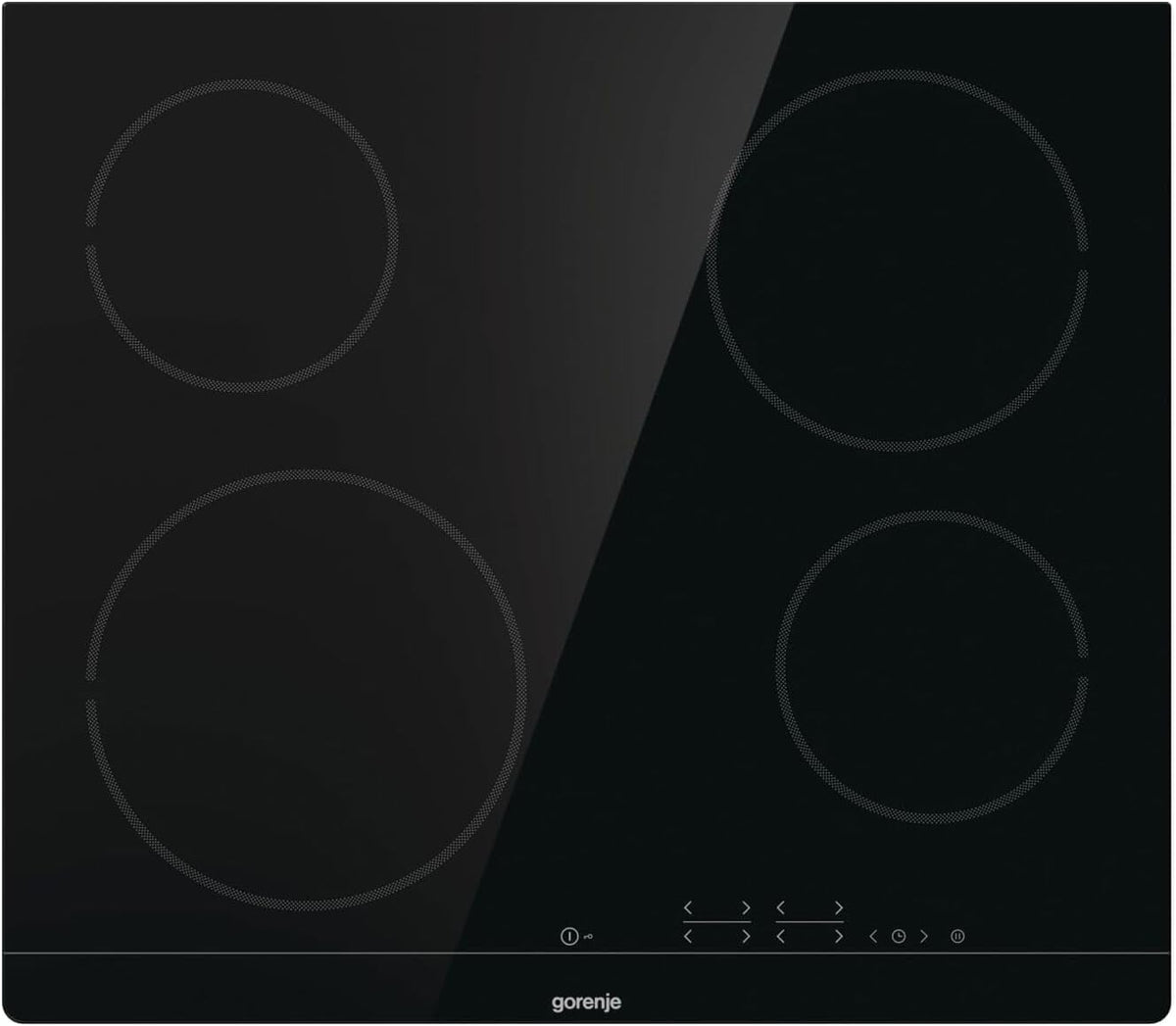 Gorenje Kochfeld, 60 cm, Schwarz, ECT 641 BSC Elektro / / TouchControl / Timer / rahmenlos 60
