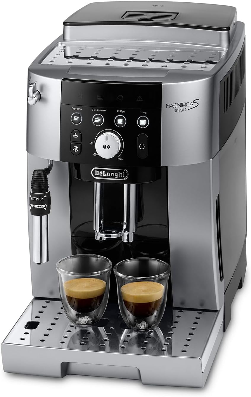 De'Longhi Kaffeemaschine, 1l, Kunststoff, Schwarz/Silber, DE ECAM250.23 Magnifica S Smart ECAM 250.23.SB