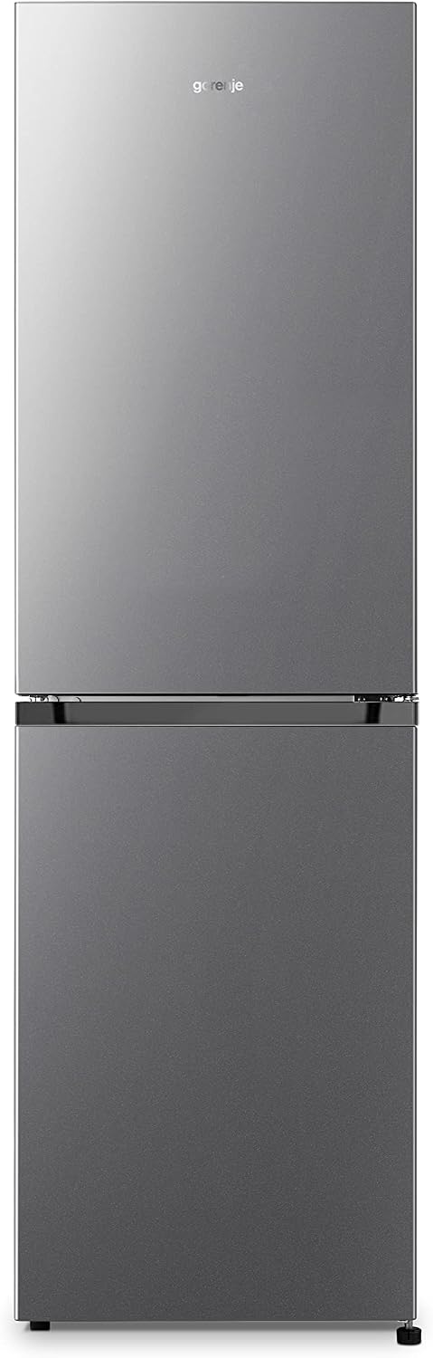 Gorenje Kühl-Gefrierkombination, 55 × 182,4 × 55,7 cm, 256 Liter, 182 cm, 171 L, Silber